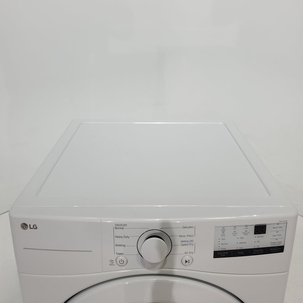 Pictures of ENERGY STAR LG 7.4 cu. ft. Electric Vented Dryer with Sensor Dry and SmartThinQ Technology - Scratch & Dent - Minor - Neu Appliance Outlet - Discount Appliance Outlet in Austin, Tx