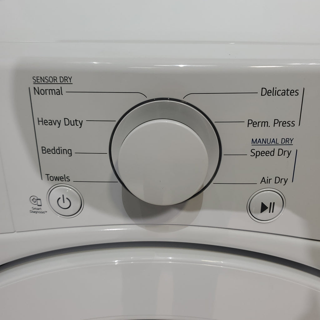 Pictures of ENERGY STAR LG 7.4 cu. ft. Electric Vented Dryer with Sensor Dry and SmartThinQ Technology - Scratch & Dent - Minor - Neu Appliance Outlet - Discount Appliance Outlet in Austin, Tx