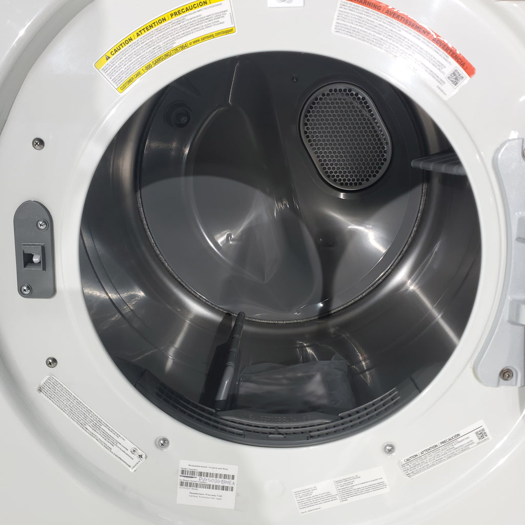 Pictures of Ivory ENERGY STAR Samsung 7.5 cu. ft. Frontload Gas Dryer with Steam - Scratch & Dent - Minor - Neu Appliance Outlet - Discount Appliance Outlet in Austin, Tx