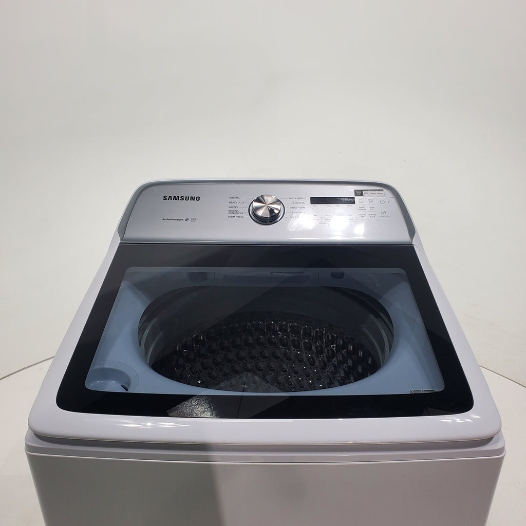 Pictures of ENERGY STAR Samsung 5.0 cu. ft. Top-Load Washing Machine with Active Water Jet - Certified Refurbished - Neu Appliance Outlet - Discount Appliance Outlet in Austin, Tx