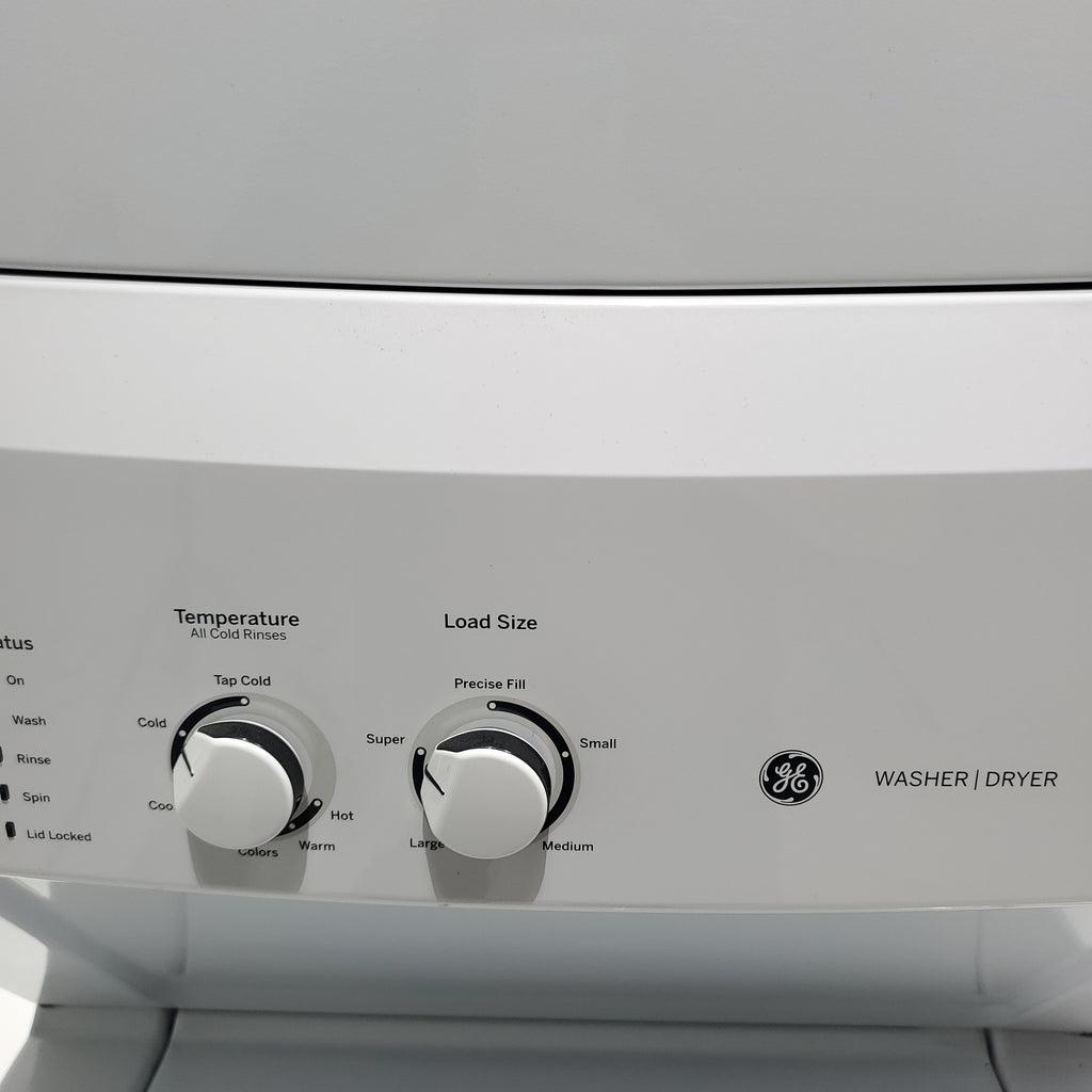 Pictures of GE 3.8 cu. ft. Laundry Center Washer and 5.9 cu. ft. Electric Dryer with Electro-Mechanical Rotary Dial Controls - Certified Refurbished - Neu Appliance Outlet - Discount Appliance Outlet in Austin, Tx