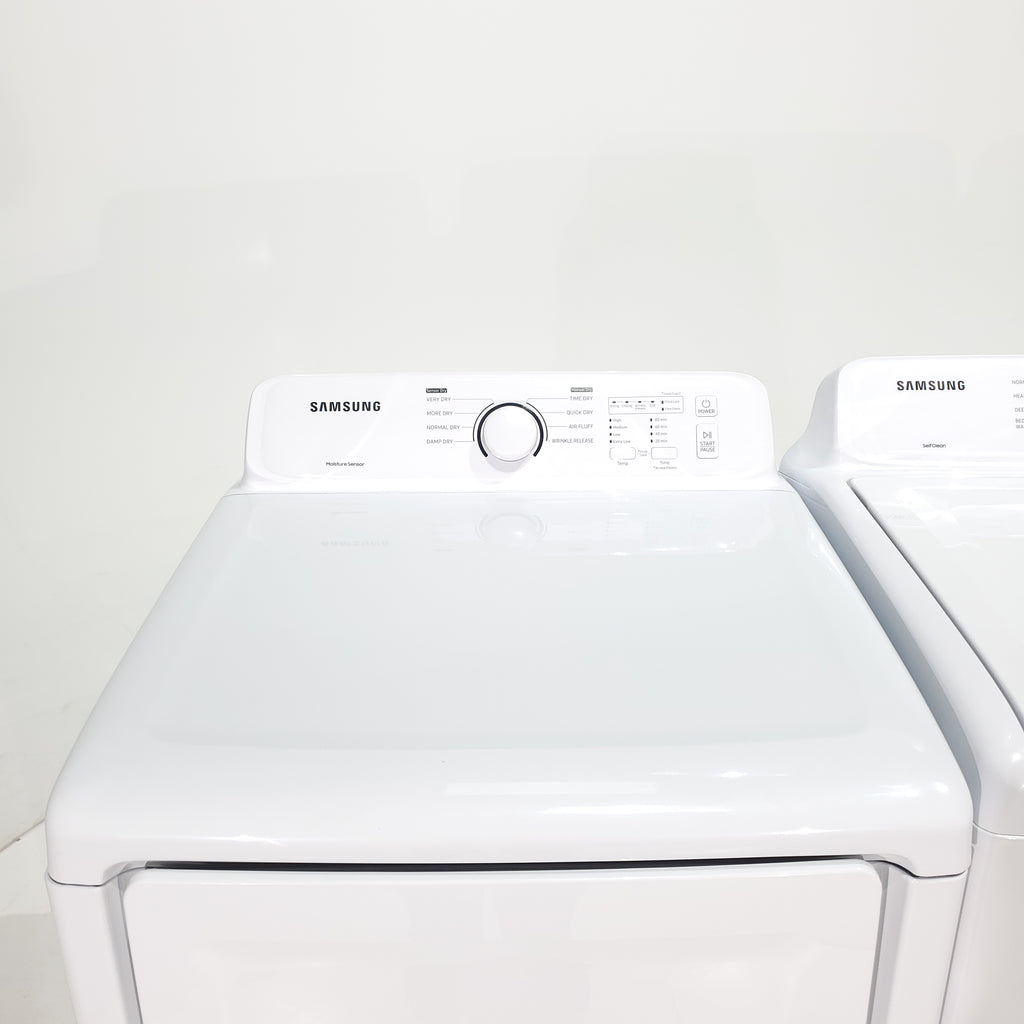 Pictures of Samsung 4.5 cu. ft. Top Load Washing Machine with VRT Plus Tech and 7.2 cu. ft. Gas Dryer With MoistureSensor - Certified Refurbished - Neu Appliance Outlet - Discount Appliance Outlet in Austin, Tx