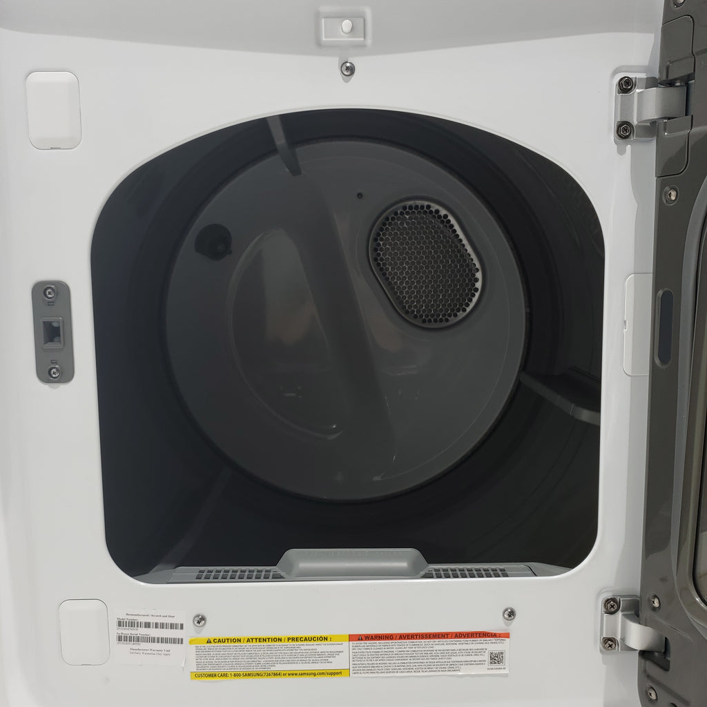 Pictures of Samsung 4.5 Top Load Washing Machine with Diamond Drum and 7.4 cu. ft. Steam Electric Dryer with Smart Care - Certified Refurbished - Neu Appliance Outlet - Discount Appliance Outlet in Austin, Tx