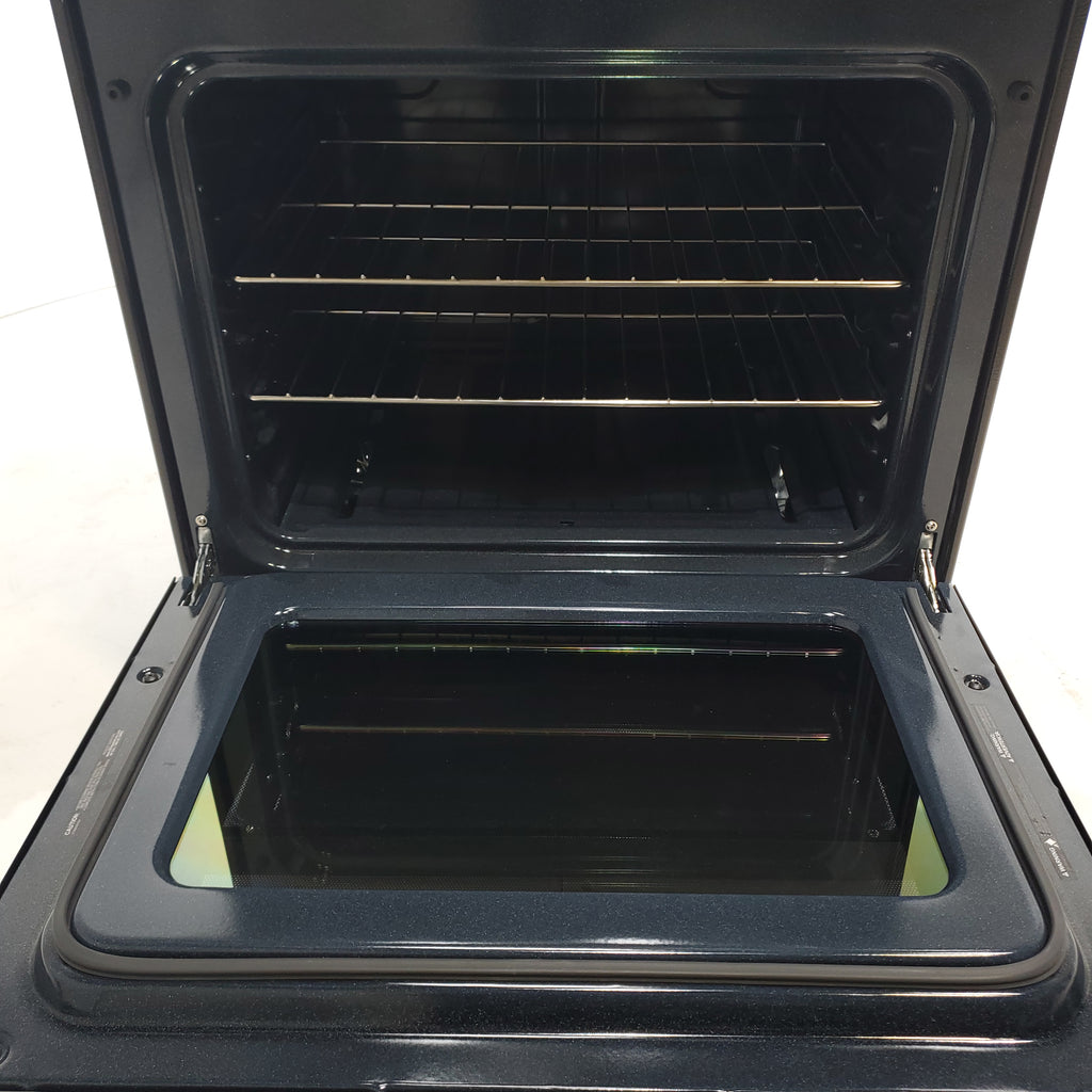 Pictures of Black GE 4.8 cu. ft. 4 Burner Freestanding Gas Range with Broiler Drawer - Certified Refurbished - Neu Appliance Outlet - Discount Appliance Outlet in Austin, Tx