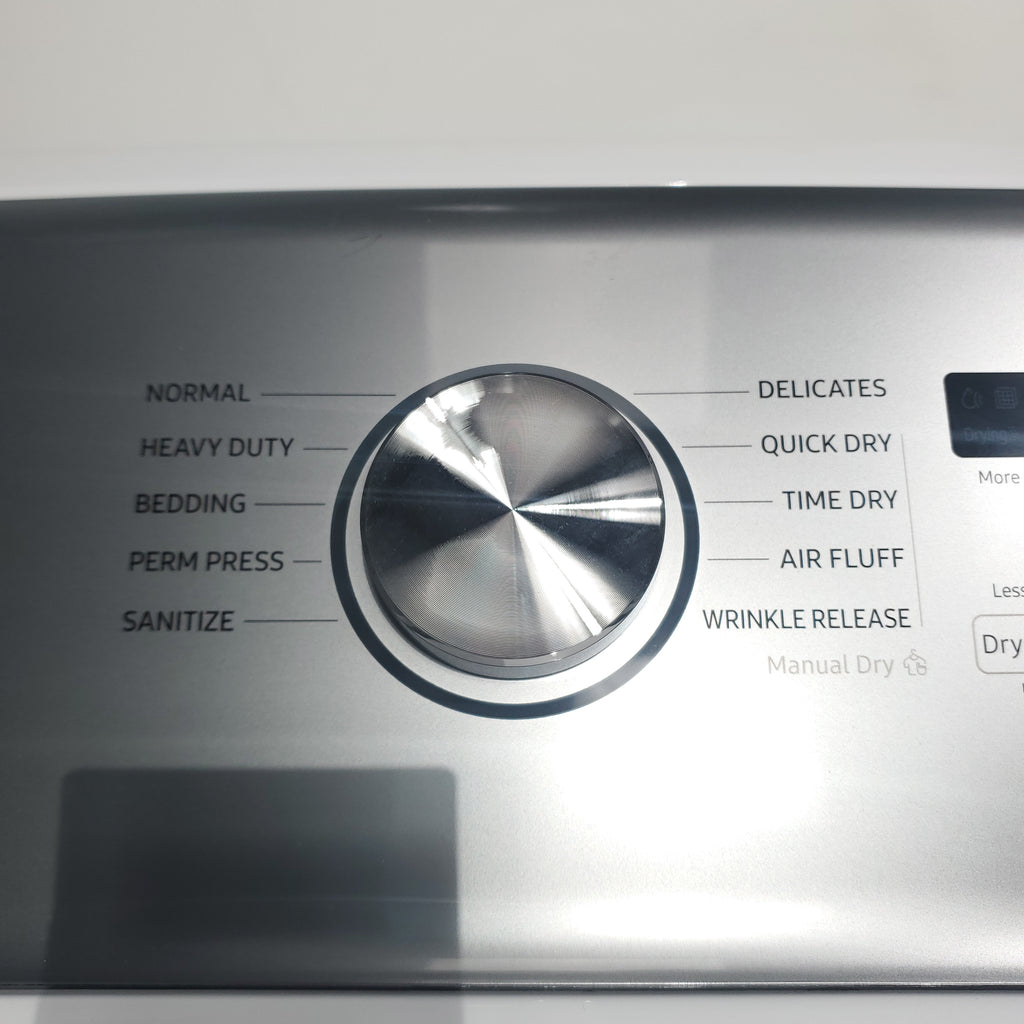 Pictures of ENERGY STAR Samsung 5.0 cu. ft. Top Load Washer with Active Water Jet and 7.4 cu. ft. Electric Dryer with Smart Care - Scratch & Dent - Moderate - Neu Appliance Outlet - Discount Appliance Outlet in Austin, Tx