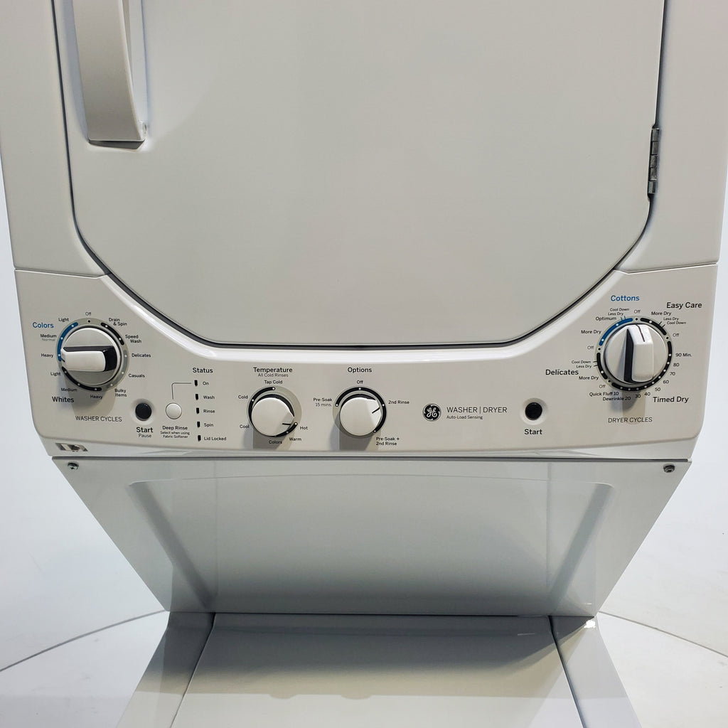 Pictures of 24 in. Wide GE Spacemaker Laundry Center with 2.3 cu. ft. Capacity Top Load Washing Machine and 4.4 cu. ft. Electric Dryer - Certified Refurbished - Neu Appliance Outlet - Discount Appliance Outlet in Austin, Tx