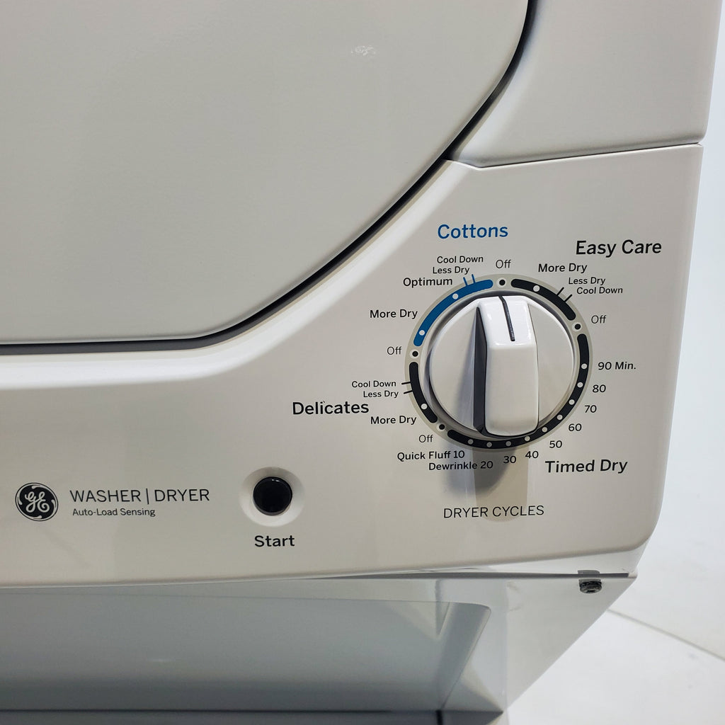 Pictures of 24 in. Wide GE Spacemaker Laundry Center with 2.3 cu. ft. Capacity Top Load Washing Machine and 4.4 cu. ft. Electric Dryer - Certified Refurbished - Neu Appliance Outlet - Discount Appliance Outlet in Austin, Tx