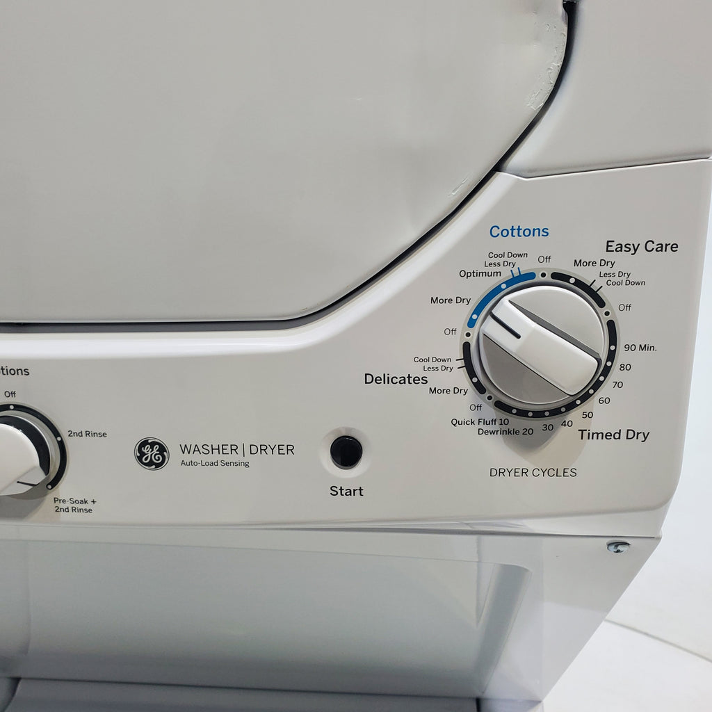 Pictures of 24 in. Wide GE Spacemaker Laundry Center with 2.3 cu. ft. Capacity Top Load Washing Machine and 4.4 cu. ft. Electric Dryer - Certified Refurbished - Neu Appliance Outlet - Discount Appliance Outlet in Austin, Tx