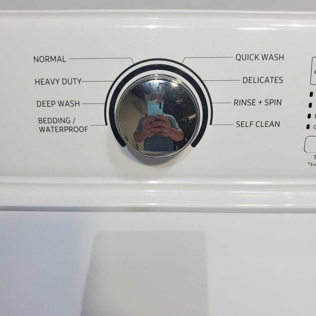 Pictures of Samsung 4.5 cu. ft. Top Load Washing Machine with VRT Plus Technology and 7.2 cu. ft. Gas Dryer with Stainless Drum - Scratch & Dent - Minor - Neu Appliance Outlet - Discount Appliance Outlet in Austin, Tx