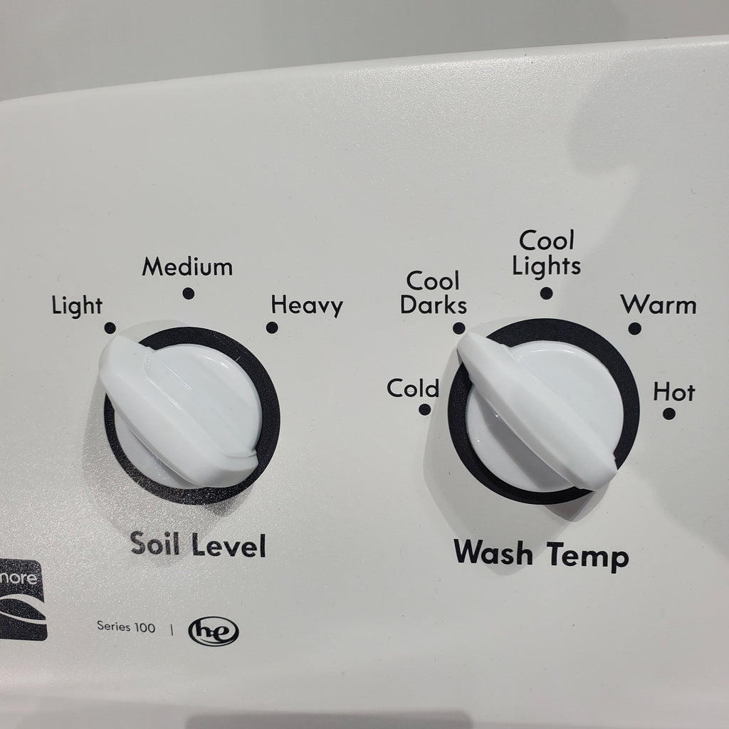 Pictures of HE Kenmore 3.5 cu ft. Top Load Washer with Dual-Action Agitator and 6.5 cu. ft. Electric Dryer with Automatic Dry Cycles - C - Neu Appliance Outlet - Discount Appliance Outlet in Austin, Tx