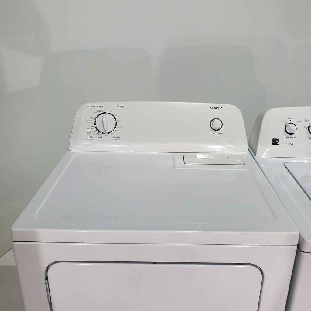 Pictures of HE Kenmore 3.5 cu ft. Top Load Washer with Dual-Action Agitator and 6.5 cu. ft. Electric Dryer with Automatic Dry Cycles - C - Neu Appliance Outlet - Discount Appliance Outlet in Austin, Tx