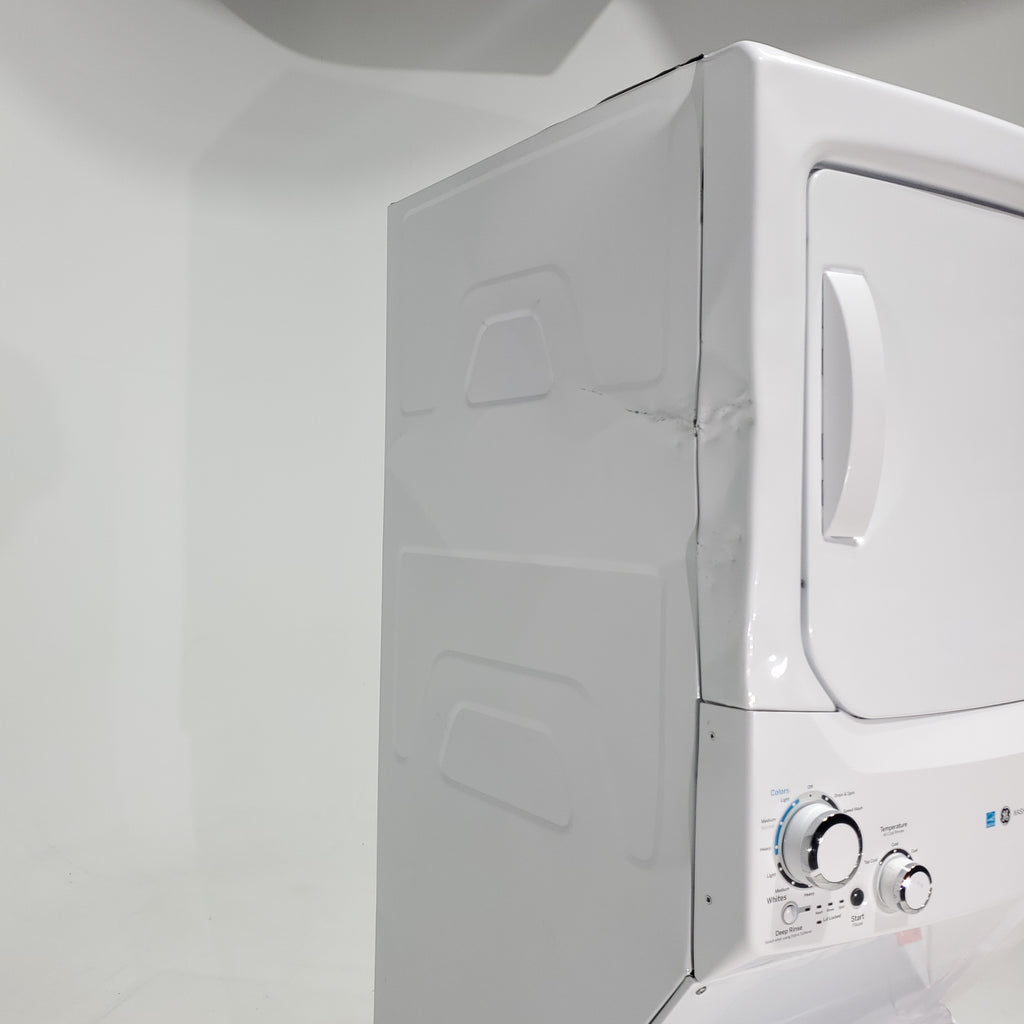 Pictures of ENERGY STAR GE 3.9 cu. ft. Laundry Center Washer with Infusor Wash Mechanism and 5.9 cu. ft. Electric Dryer with 3-Way Venting - Scratch & Dent - Major - Neu Appliance Outlet - Discount Appliance Outlet in Austin, Tx