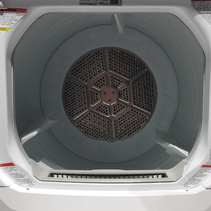 GE 3.2 cu. ft. Washer and 5.9 cu. ft. Electric Dryer Laundry Center with Rotary- Electromagnetic Controls - Certified Refurbished