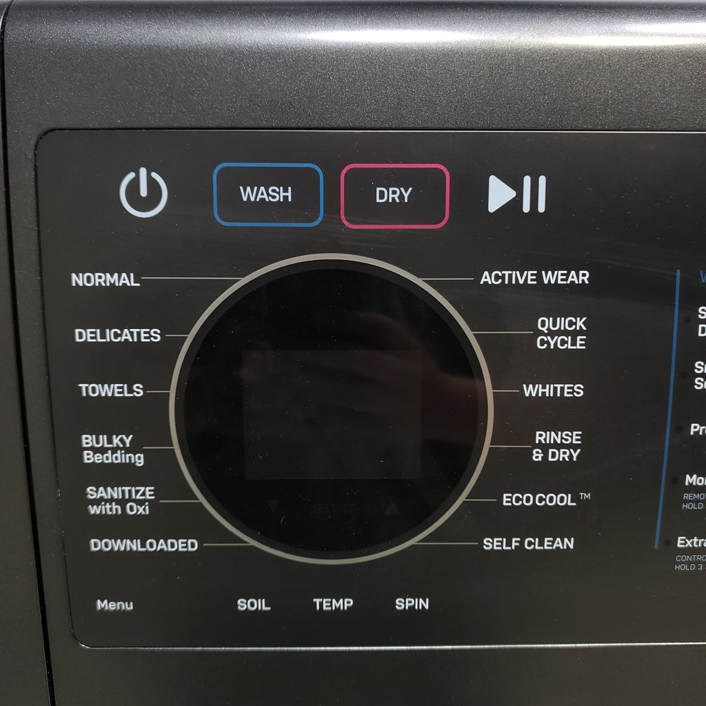 Pictures of Carbon Graphite ENERGY STAR  GE Profile 4.5 cu. ft. Capacity Front Load Combo Washing Machine and Electric Dryer with Ventless Heat Pump Technology - Scratch & Dent - Minor - Neu Appliance Outlet - Discount Appliance Outlet in Austin, Tx