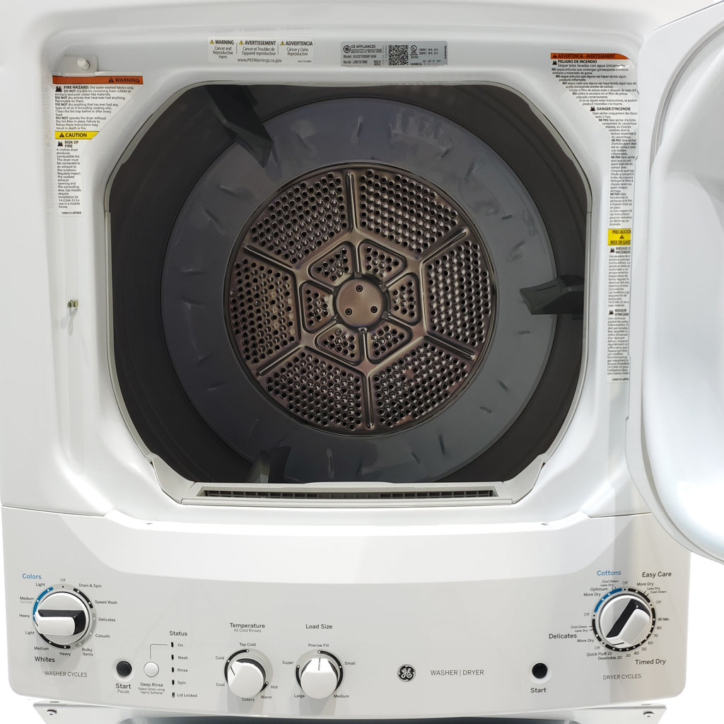 Pictures of GE 3.8 cu. ft. Laundry Center Washer and 5.9 cu. ft. Electric Dryer with Electro-Mechanical Rotary Dial Controls - Certified Refurbished - Neu Appliance Outlet - Discount Appliance Outlet in Austin, Tx