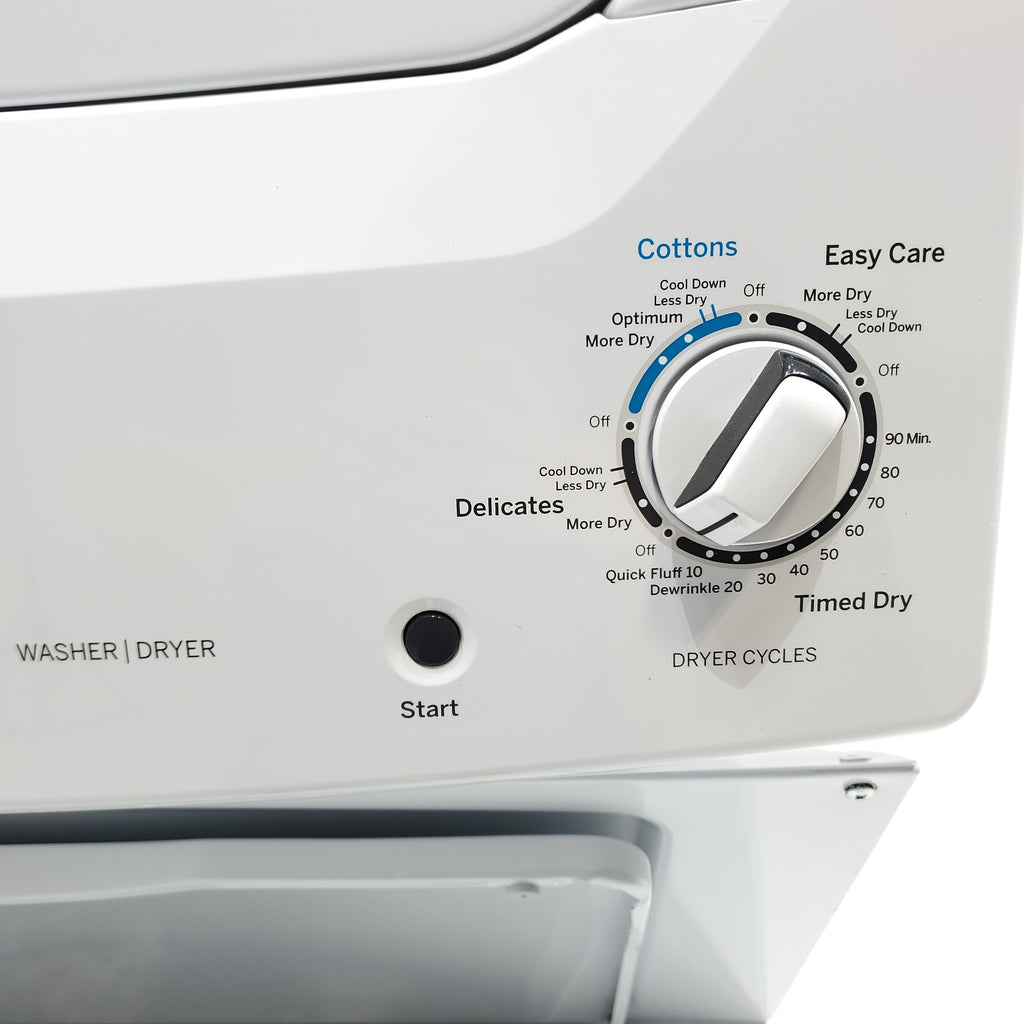 Pictures of GE 3.8 cu. ft. Laundry Center Washer and 5.9 cu. ft. Electric Dryer with Electro-Mechanical Rotary Dial Controls - Certified Refurbished - Neu Appliance Outlet - Discount Appliance Outlet in Austin, Tx