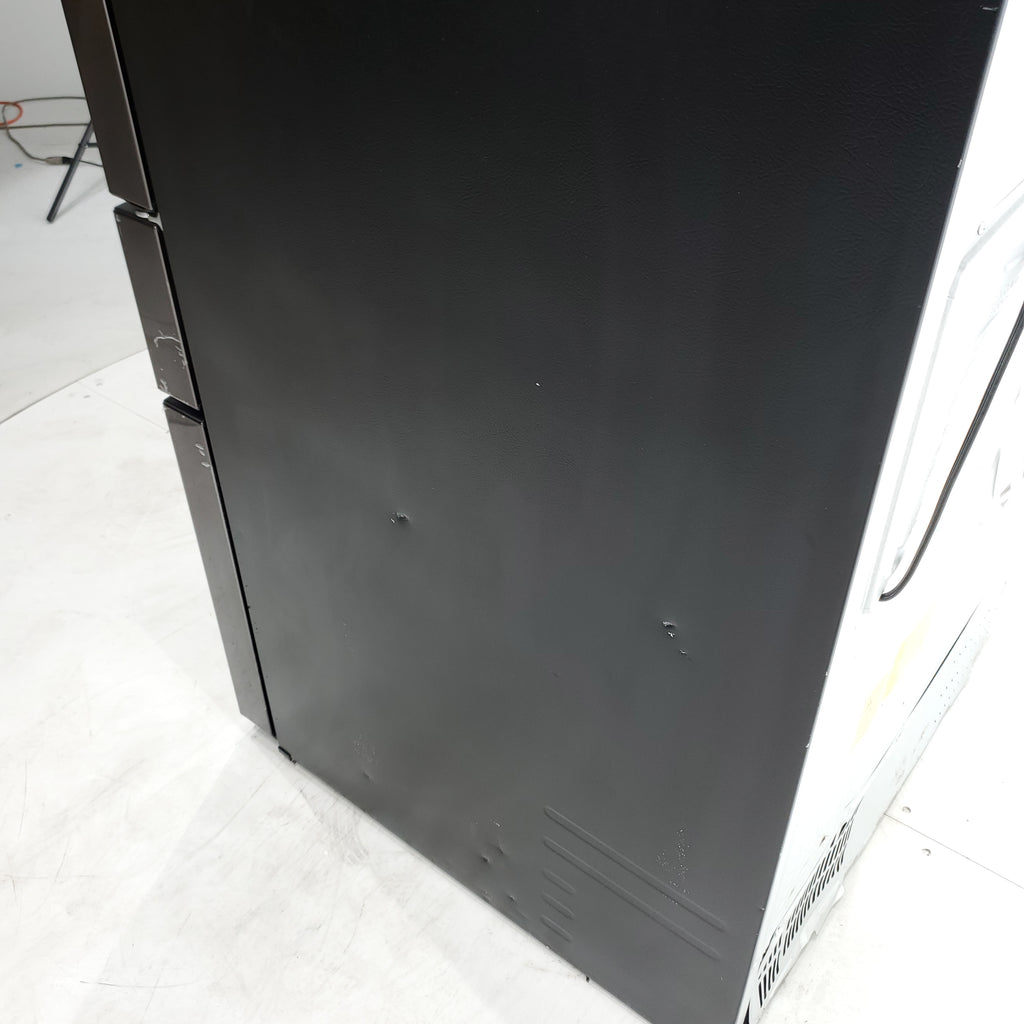 Pictures of Fingerprint-Resistant Black Stainless Steel ENERGY STAR Samsung 28 cu. ft. 4 Door French Door Refrigerator with FlexZone Drawer - Scratch & Dent - Moderate - Neu Appliance Outlet - Discount Appliance Outlet in Austin, Tx