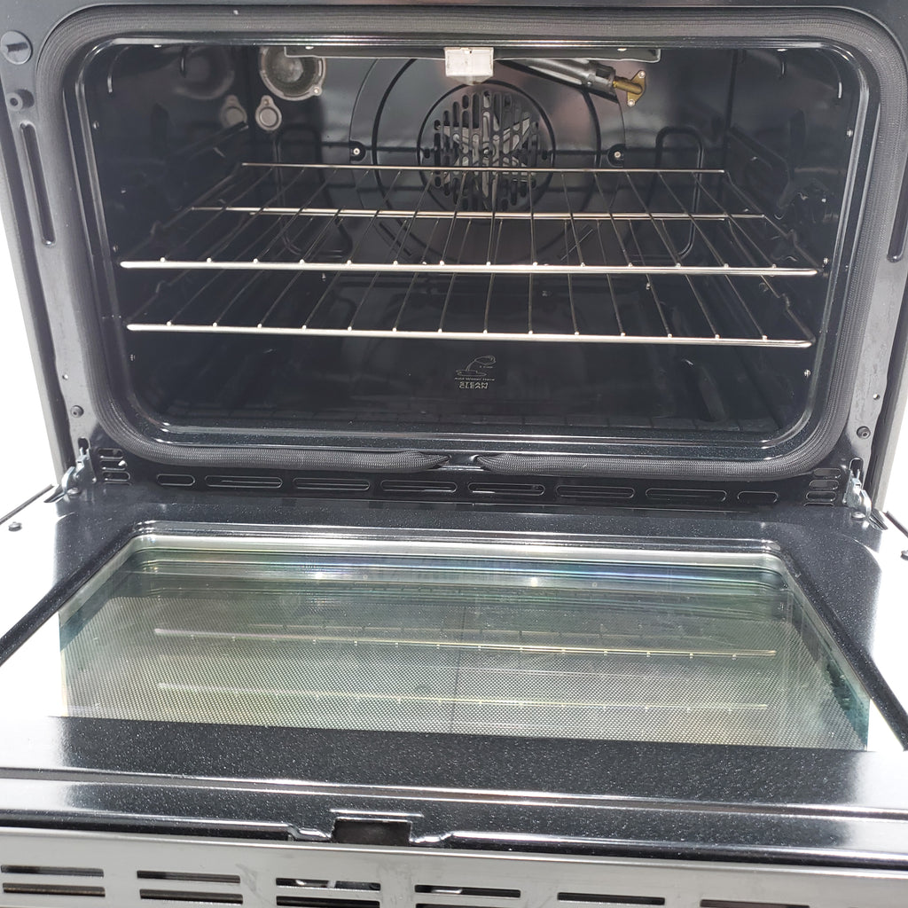 Pictures of Stainless Steel GE 6.8 Total cu. ft. 5 Burner Freestanding Gas Range with Double Oven - Scratch & Dent - Minor - Neu Appliance Outlet - Discount Appliance Outlet in Austin, Tx