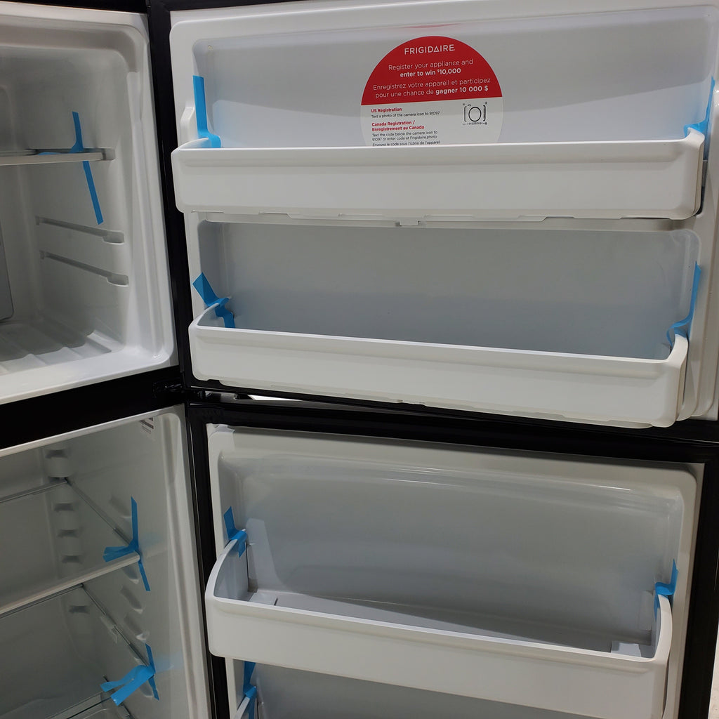 Pictures of Black Frigidaire 18.3 cu. ft. Top Freezer Refrigerator with Even Temp Cooling System - Scratch & Dent - Moderate - Neu Appliance Outlet - Discount Appliance Outlet in Austin, Tx