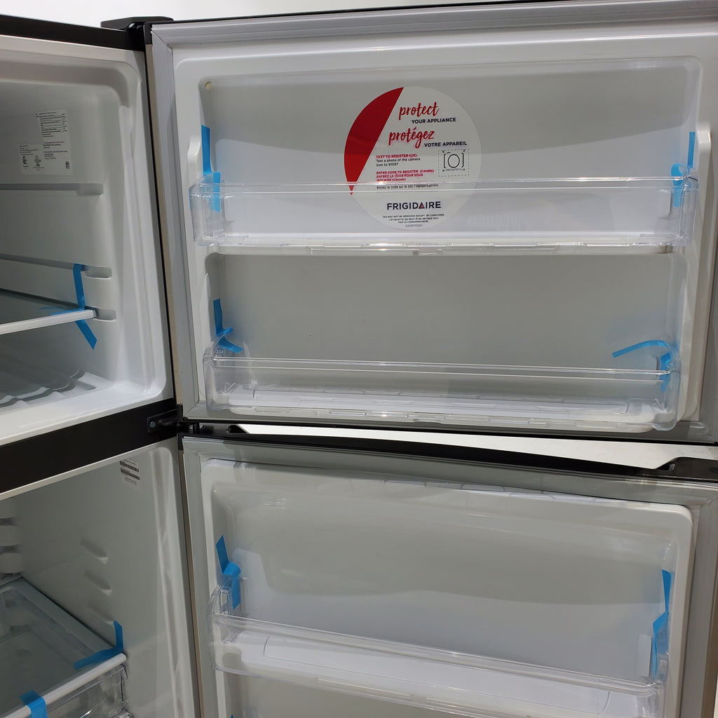 Pictures of 30 in. Wide EasyCare Stainless Steel Frigidaire 20.0 cu. ft. Top Freezer Refrigerator with EvepTemp Cooling System - Scratch & Dent - Minor - Neu Appliance Outlet - Discount Appliance Outlet in Austin, Tx