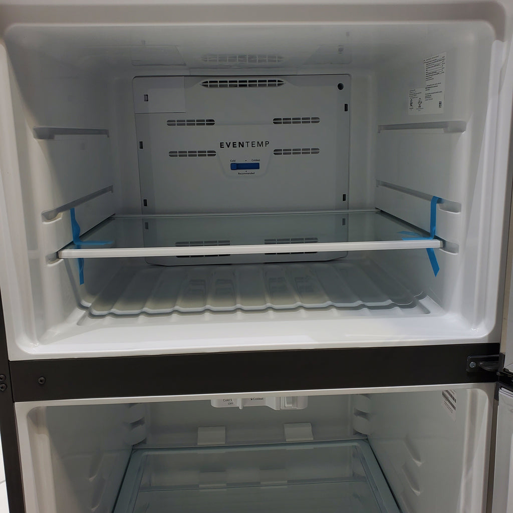 Pictures of 30 in. Wide EasyCare Stainless Steel Frigidaire 20.0 cu. ft. Top Freezer Refrigerator with EvepTemp Cooling System - Scratch & Dent - Minor - Neu Appliance Outlet - Discount Appliance Outlet in Austin, Tx