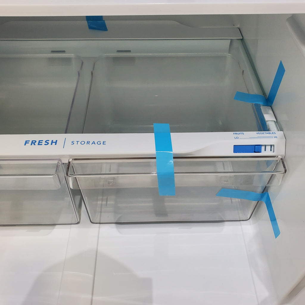 Pictures of 30 in. Wide EasyCare Stainless Steel Frigidaire 20.0 cu. ft. Top Freezer Refrigerator with EvepTemp Cooling System - Scratch & Dent - Minor - Neu Appliance Outlet - Discount Appliance Outlet in Austin, Tx