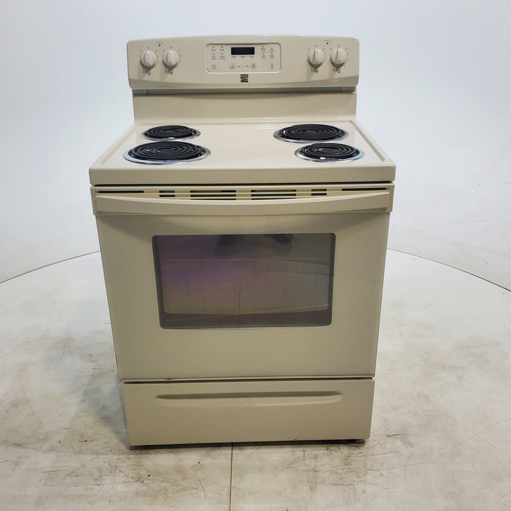 Pictures of Bisque Kenmore 5.3 cu. ft. 4 Heating Element Freestanding Range with Self Cleaning Oven - Certified Refurbished - Neu Appliance Outlet - Discount Appliance Outlet in Austin, Tx