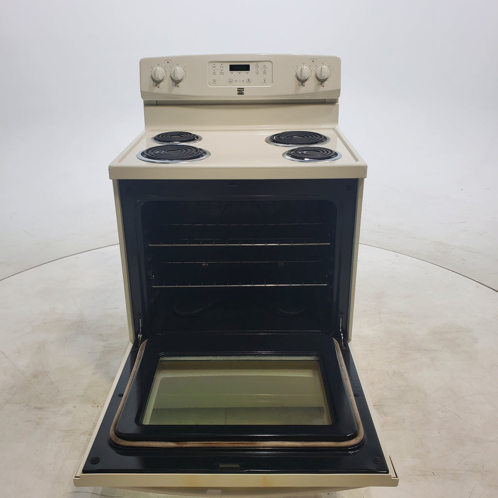 Pictures of Bisque Kenmore 5.3 cu. ft. 4 Heating Element Freestanding Range with Self Cleaning Oven - Certified Refurbished - Neu Appliance Outlet - Discount Appliance Outlet in Austin, Tx