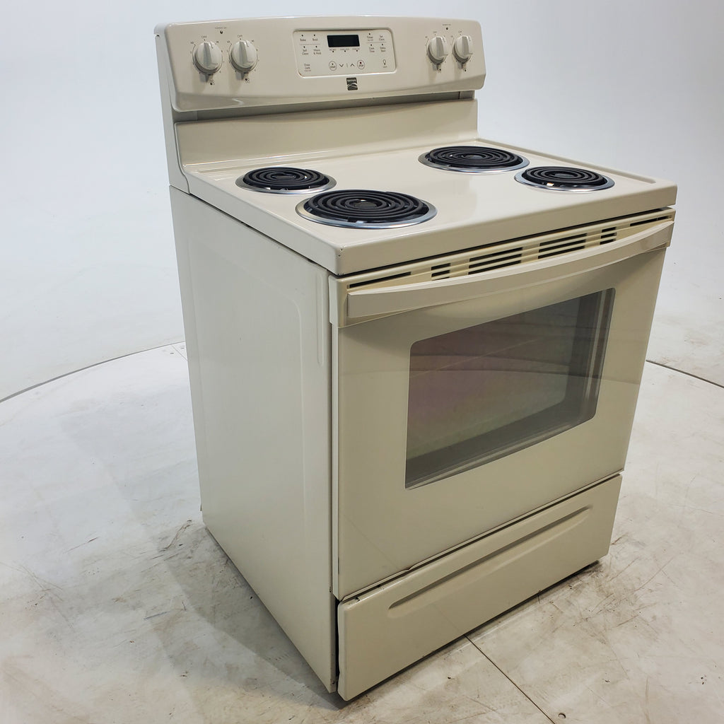 Pictures of Bisque Kenmore 5.3 cu. ft. 4 Heating Element Freestanding Range with Self Cleaning Oven - Certified Refurbished - Neu Appliance Outlet - Discount Appliance Outlet in Austin, Tx