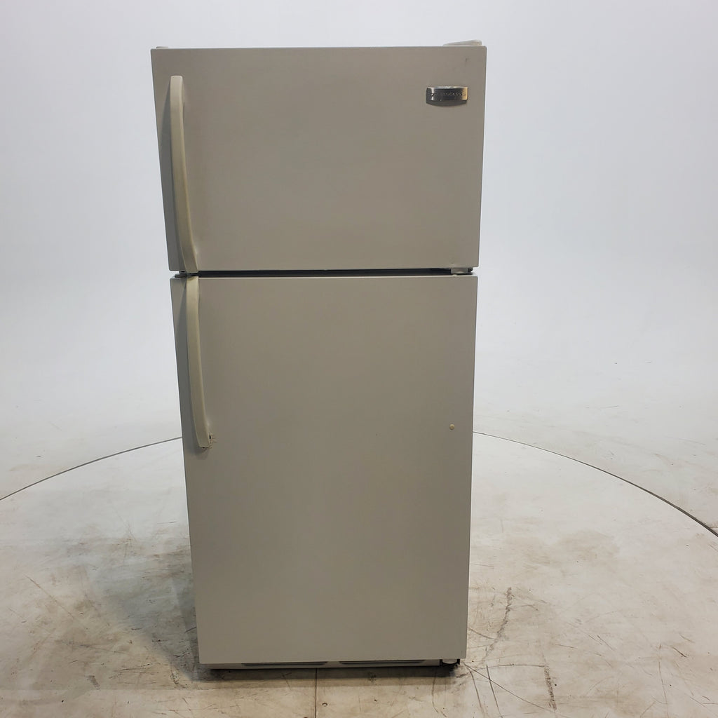 Pictures of White Frigidaire 16.5 cu. ft. Top Freezer Refrigerator with Reversible Doors - Certified Refurbished - Neu Appliance Outlet - Discount Appliance Outlet in Austin, Tx