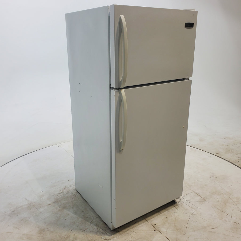 Pictures of White Frigidaire 16.5 cu. ft. Top Freezer Refrigerator with Reversible Doors - Certified Refurbished - Neu Appliance Outlet - Discount Appliance Outlet in Austin, Tx