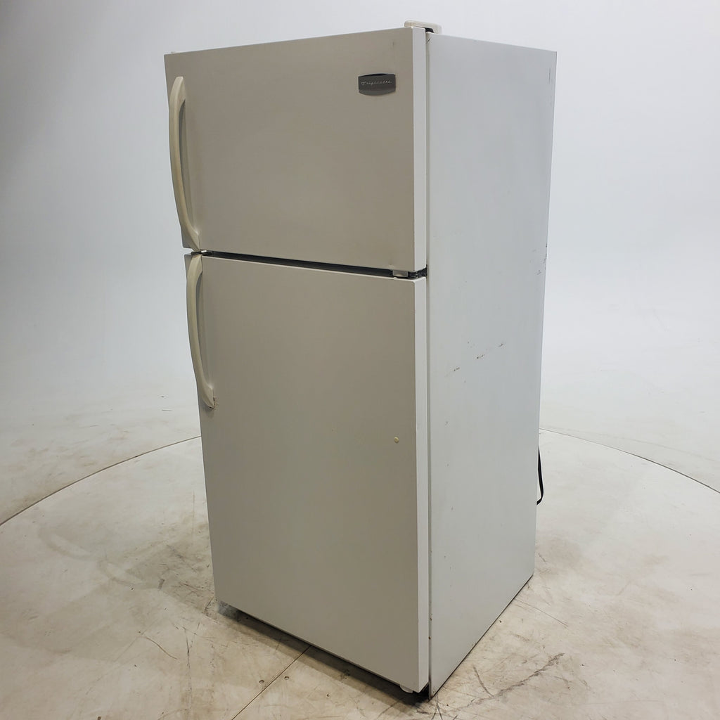 Pictures of White Frigidaire 16.5 cu. ft. Top Freezer Refrigerator with Reversible Doors - Certified Refurbished - Neu Appliance Outlet - Discount Appliance Outlet in Austin, Tx