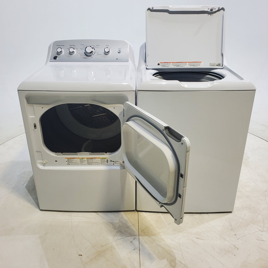 Pictures of ENERGY STAR GE. 4.6 cu ft Top Load Washer with Deep Fill and GE 7.2 cu ft Electric Dryer with HE Sensor - Certified Refurbished - Neu Appliance Outlet - Discount Appliance Outlet in Austin, Tx