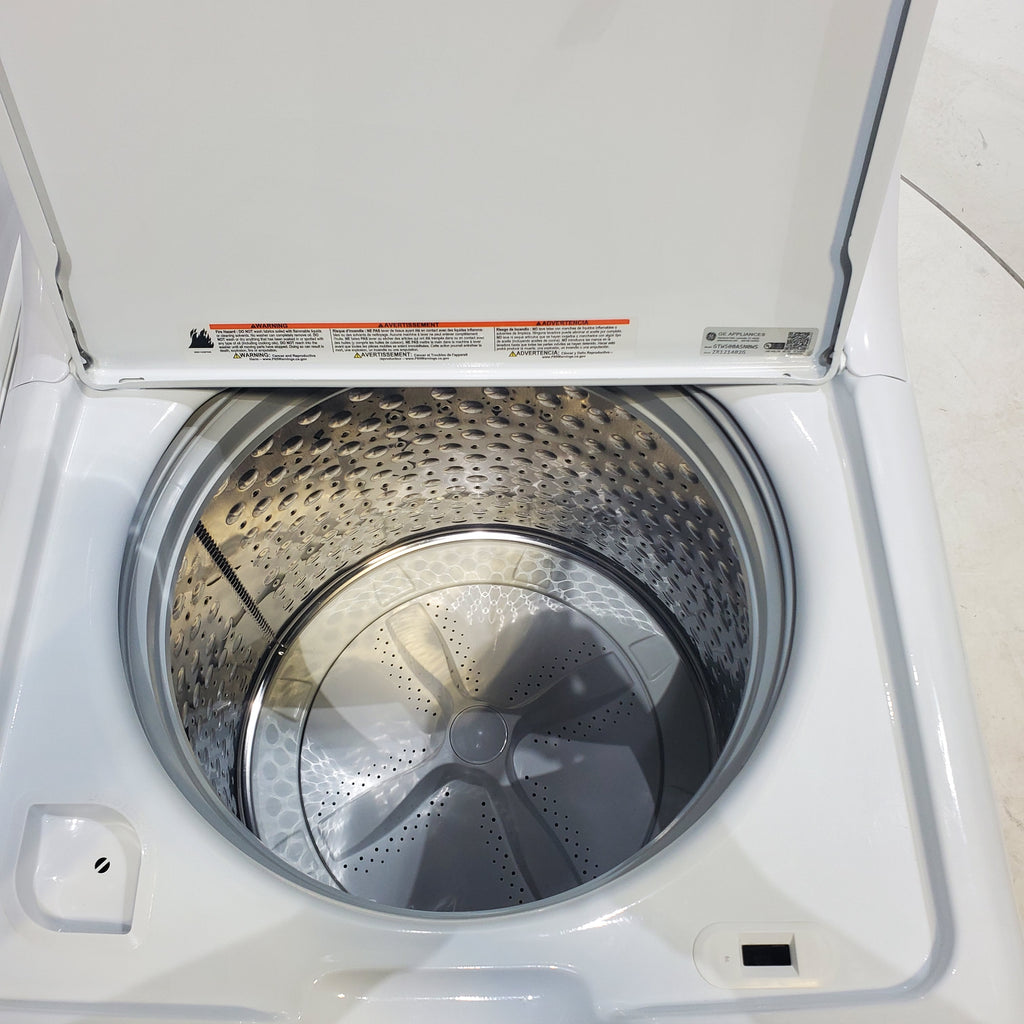 Pictures of ENERGY STAR GE. 4.6 cu ft Top Load Washer with Deep Fill and GE 7.2 cu ft Electric Dryer with HE Sensor - Certified Refurbished - Neu Appliance Outlet - Discount Appliance Outlet in Austin, Tx