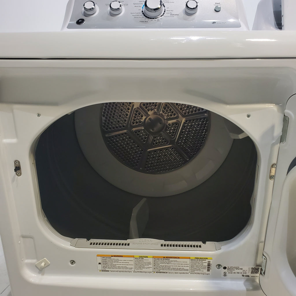 Pictures of ENERGY STAR GE. 4.6 cu ft Top Load Washer with Deep Fill and GE 7.2 cu ft Electric Dryer with HE Sensor - Certified Refurbished - Neu Appliance Outlet - Discount Appliance Outlet in Austin, Tx