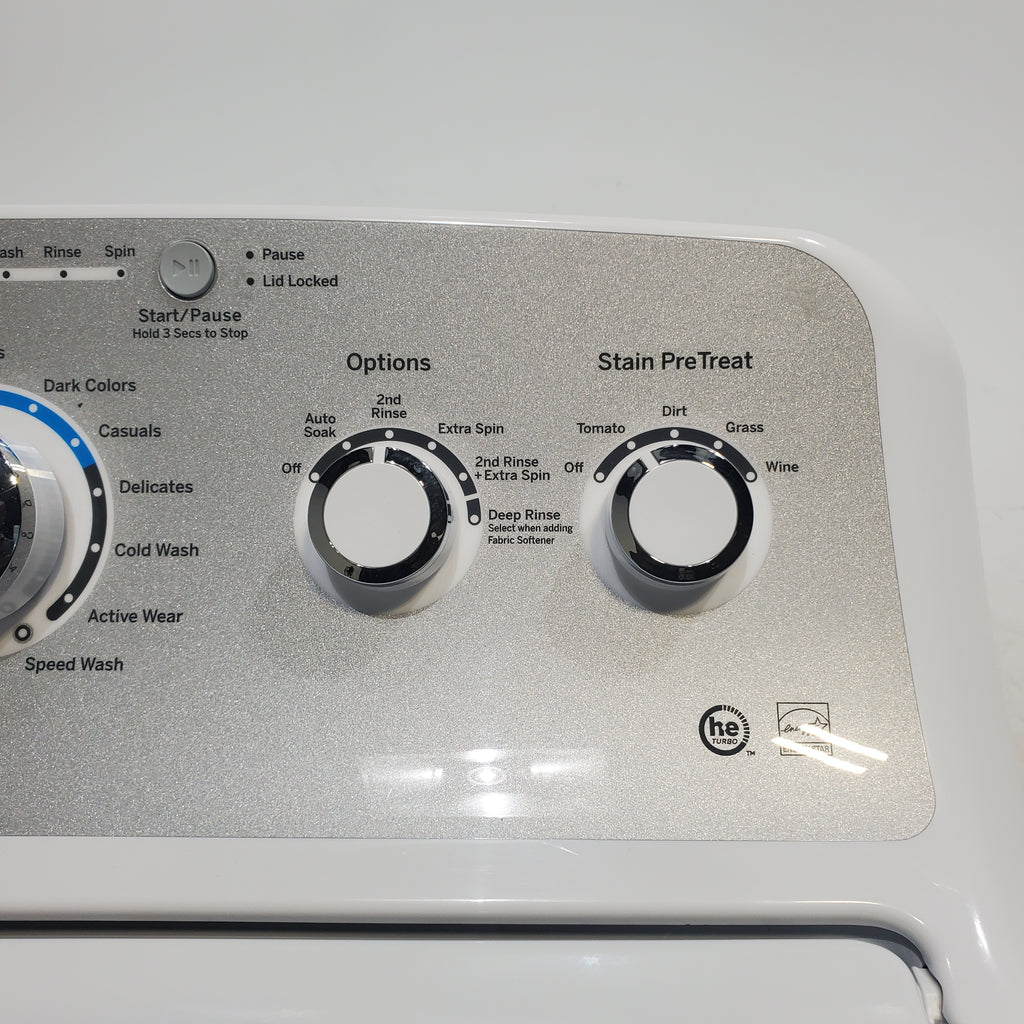 Pictures of ENERGY STAR GE. 4.6 cu ft Top Load Washer with Deep Fill and GE 7.2 cu ft Electric Dryer with HE Sensor - Certified Refurbished - Neu Appliance Outlet - Discount Appliance Outlet in Austin, Tx