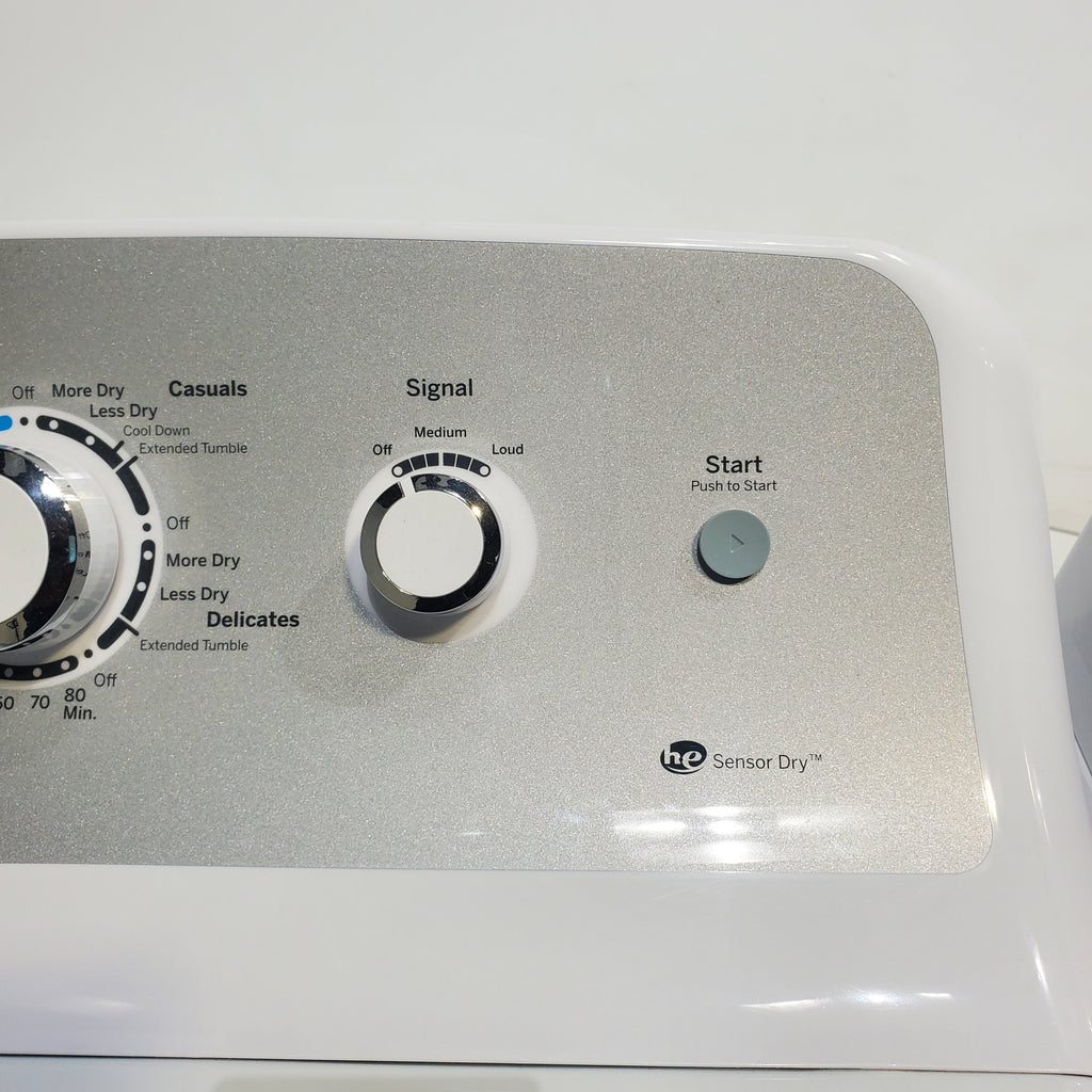 Pictures of ENERGY STAR GE. 4.6 cu ft Top Load Washer with Deep Fill and GE 7.2 cu ft Electric Dryer with HE Sensor - Certified Refurbished - Neu Appliance Outlet - Discount Appliance Outlet in Austin, Tx