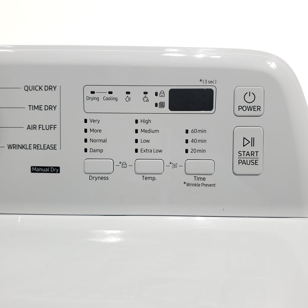 Pictures of ENERGY STAR Samsung 7.4 cu. ft. Electric Dryer with Smart Care Technology - Scratch and Dent Minor - Neu Appliance Outlet - Discount Appliance Outlet in Austin, Tx