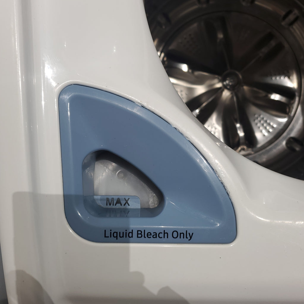 Pictures of ENERGY STAR Samsung 5.0 cu. ft. Top Load Washer with Smart Care and 7.4 cu. ft. Electric Dryer with Steam - Certified Refurbished - Neu Appliance Outlet - Discount Appliance Outlet in Austin, Tx