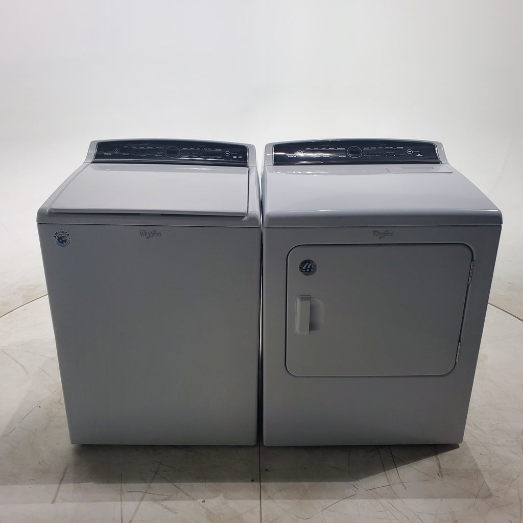 Pictures of Whirlpool HE Top Load ENERGY STAR 4.8 cu ft Capacity Washing Machine with Adaptive Wash Technology and Whirlpool 7 cu ft Electric Dryer with AccuDry Sensor Drying System - Certified Refurbished - Neu Appliance Outlet - Discount Appliance Outlet in Austin, Tx