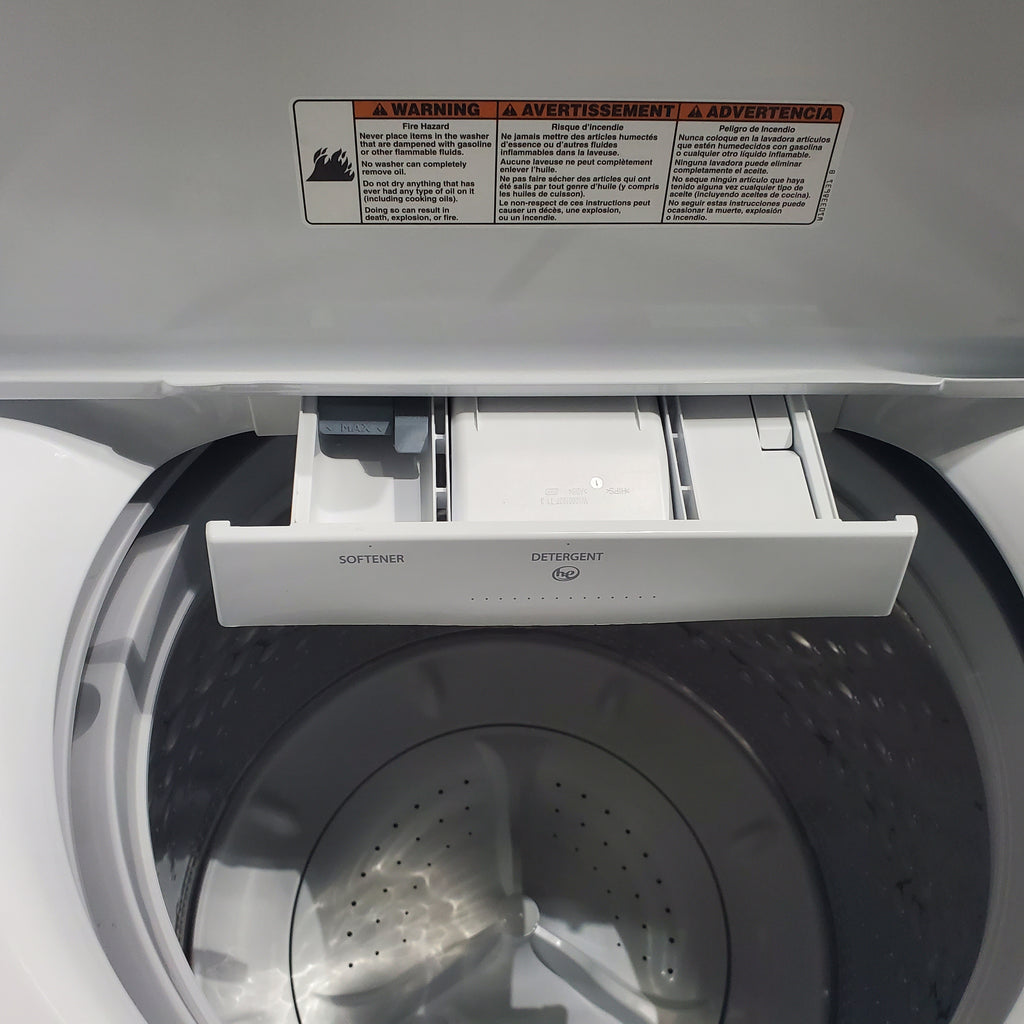 Pictures of Whirlpool HE Top Load ENERGY STAR 4.8 cu ft Capacity Washing Machine with Adaptive Wash Technology and Whirlpool 7 cu ft Electric Dryer with AccuDry Sensor Drying System - Certified Refurbished - Neu Appliance Outlet - Discount Appliance Outlet in Austin, Tx