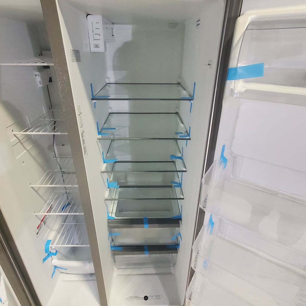 Pictures of Fingerprint Resistant Stainless Steel Maytag 24.9 cu. ft. Side by Side Refrigerator with Non-Dispense Layout - Certified Refurbished - Neu Appliance Outlet - Discount Appliance Outlet in Austin, Tx