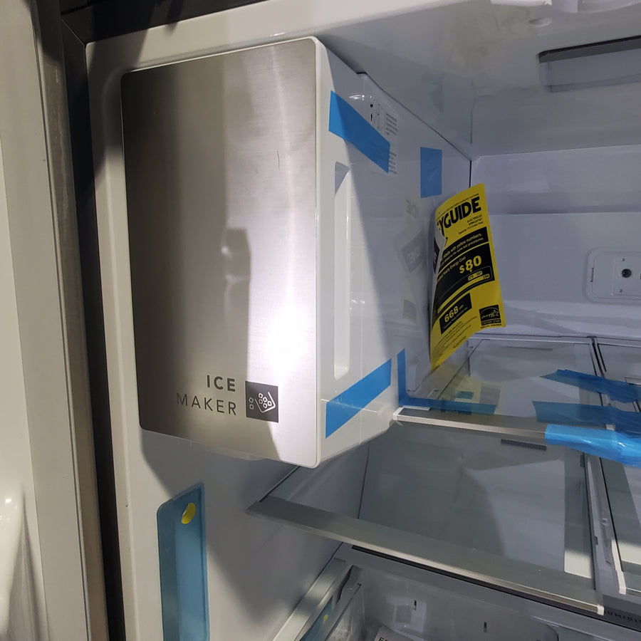 Counter-Depth Smudge-Proof Stainless Steel ENERGY STAR Frigidaire Gallery 21.5 cu. ft 4 Door French Door Refrigerator with OpenAccess Door - Scratch & Dent - Moderate