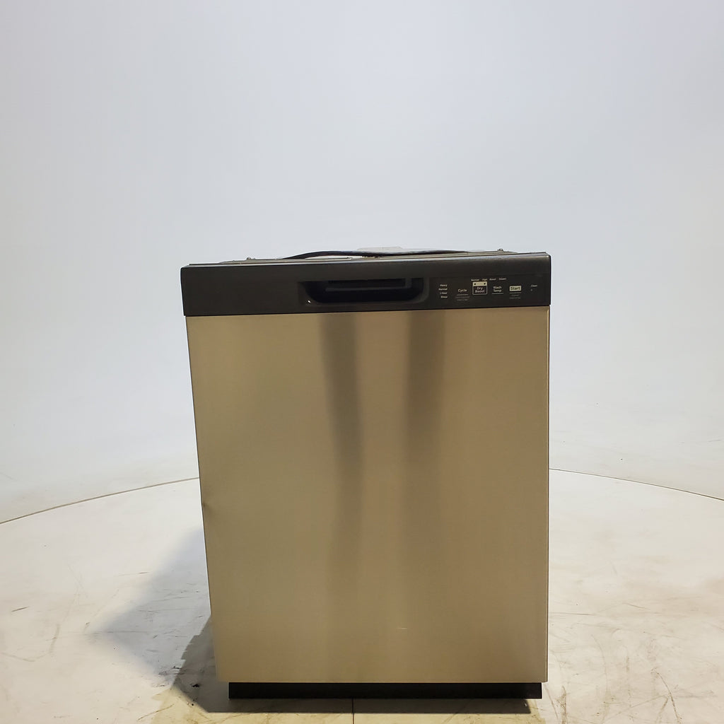 Pictures of 24 in. Stainless Steel ENERGY STAR GE Built-in Front Control Dishwasher with Steam Cleaning - Scratch & Dent - Minor - Neu Appliance Outlet - Discount Appliance Outlet in Austin, Tx