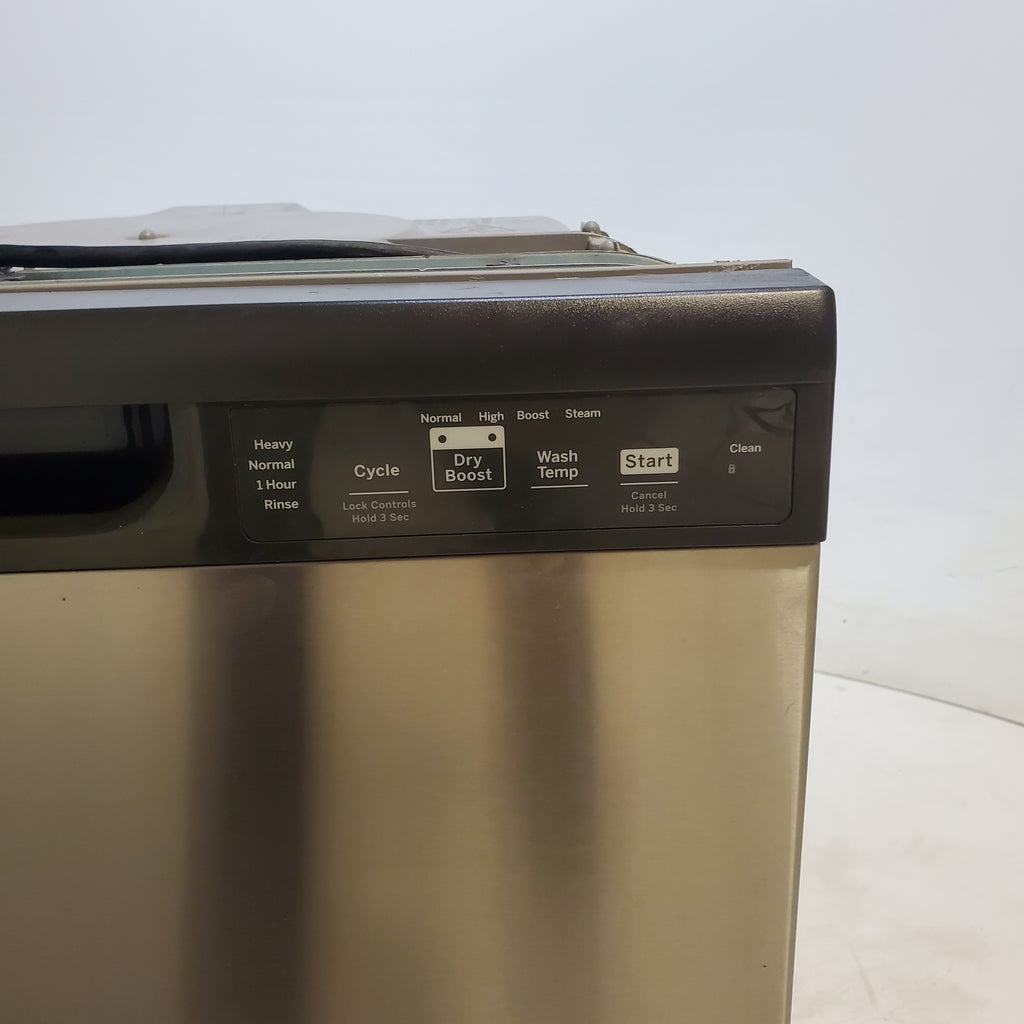 Pictures of 24 in. Stainless Steel ENERGY STAR GE Built-in Front Control Dishwasher with Steam Cleaning - Scratch & Dent - Minor - Neu Appliance Outlet - Discount Appliance Outlet in Austin, Tx