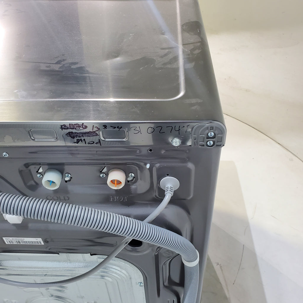 Pictures of Platinum ENERGY STAR Samsung 4.5 cu. ft. Front Load Washer with WiFi Connectivity and 7.5 cu. ft. Front Load Electric Dryer with Steam - Certified Refurbished - Neu Appliance Outlet - Discount Appliance Outlet in Austin, Tx