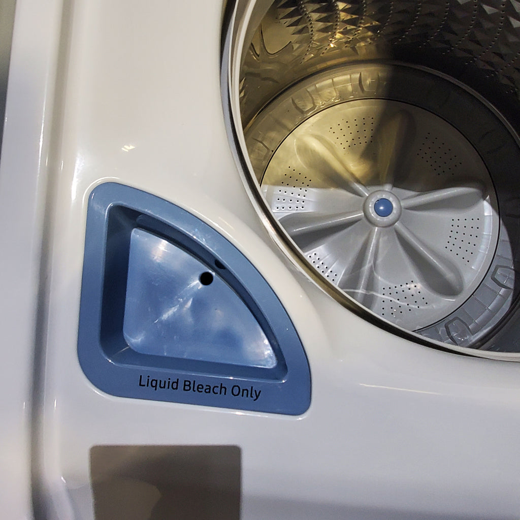 Pictures of ENERGY STAR Samsung 4.5 cu. ft. Top Load Washing Machine with Deep Fill and 7.3 cu. ft. Electric Dryer with Smart Care - Scratch & Dent - Minor - Neu Appliance Outlet - Discount Appliance Outlet in Austin, Tx