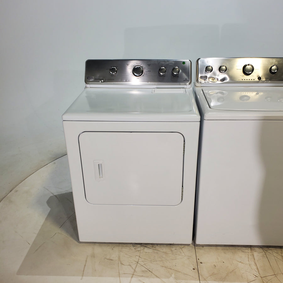 *Manager Special* Maytag ENERGY STAR 3.8 cu ft Top-Load Washing Machine with Self-Clean Feature and 7.0 cu. ft. Electric Dryer with IntelliDry Sensor - Certified Refurbished