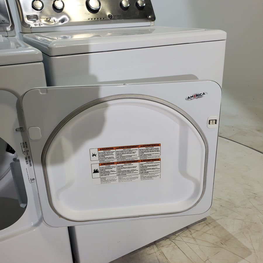 *Manager Special* Maytag ENERGY STAR 3.8 cu ft Top-Load Washing Machine with Self-Clean Feature and 7.0 cu. ft. Electric Dryer with IntelliDry Sensor - Certified Refurbished
