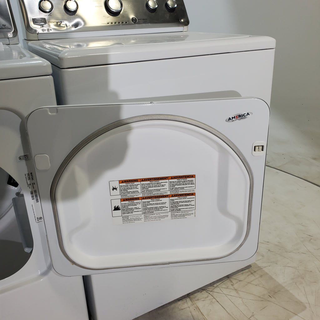 Pictures of *Manager Special* Maytag ENERGY STAR 3.8 cu ft Top-Load Washing Machine with Self-Clean Feature and 7.0 cu. ft. Electric Dryer with IntelliDry Sensor - Certified Refurbished - Neu Appliance Outlet - Discount Appliance Outlet in Austin, Tx